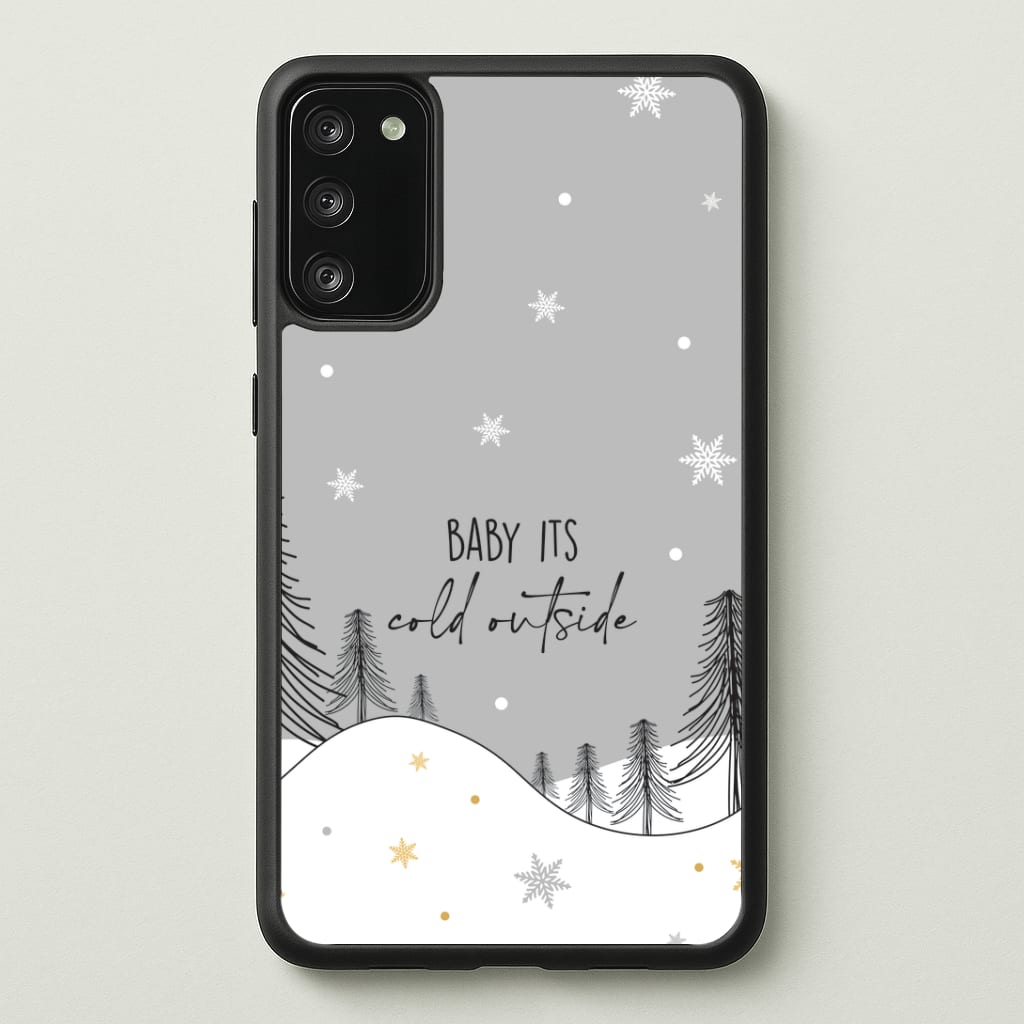 Baby It's Cold Outisde Landscape Phone Case