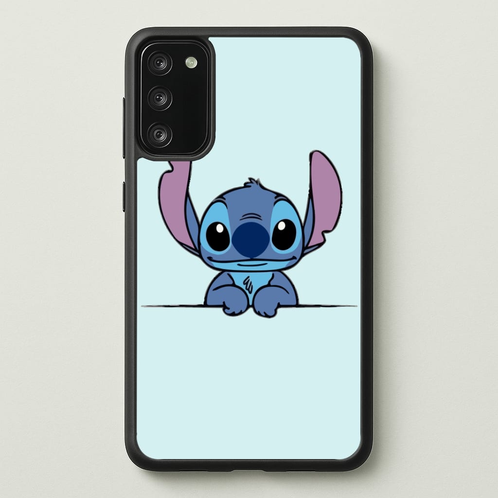 Alien Blue Leaning Phone Case