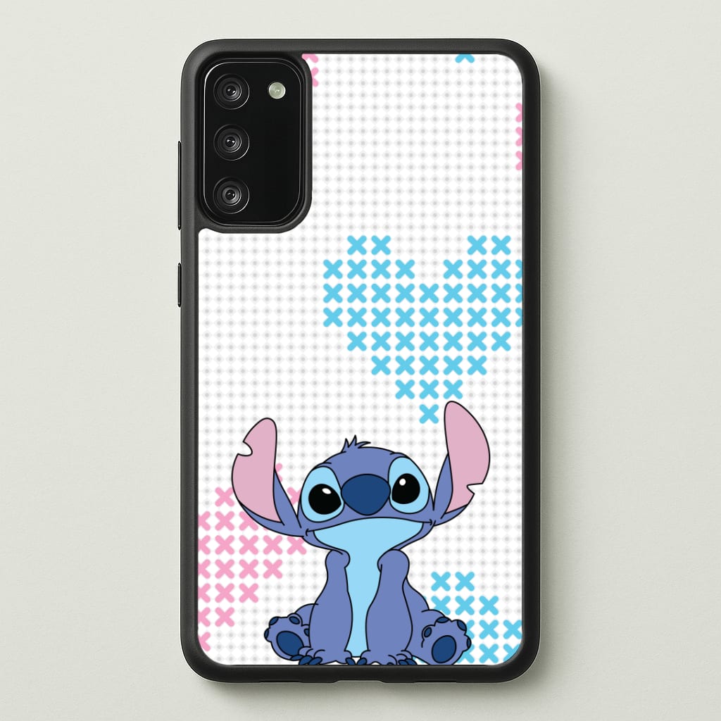 Blue Alien Hearts Phone Case