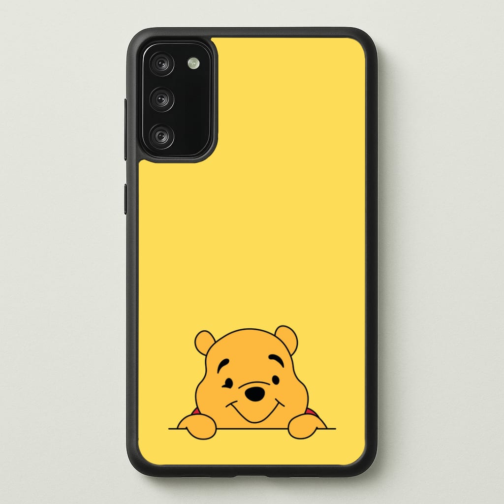 Cute Bear Leaning Phone Case