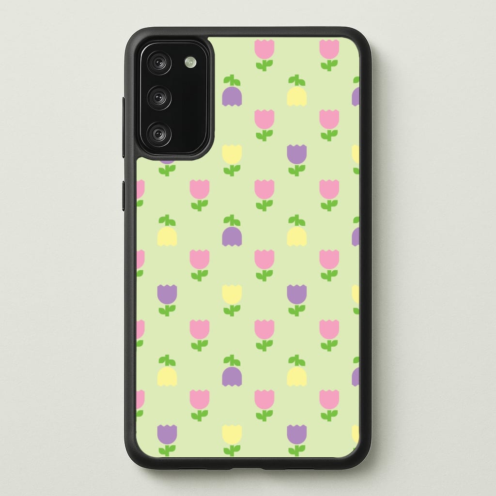Pastel Tulips Pattern Phone Case