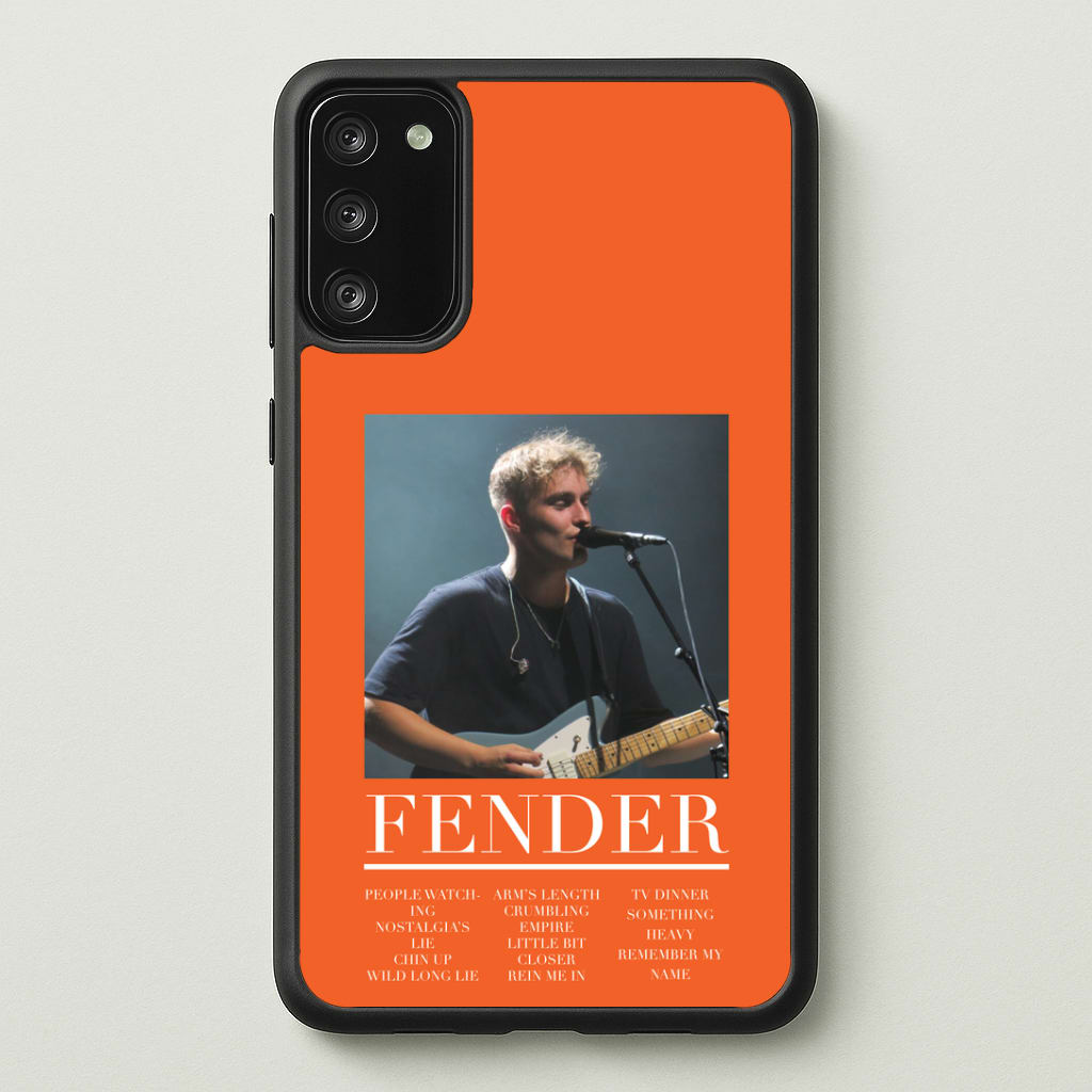 Fender Orange Song List Phone Case