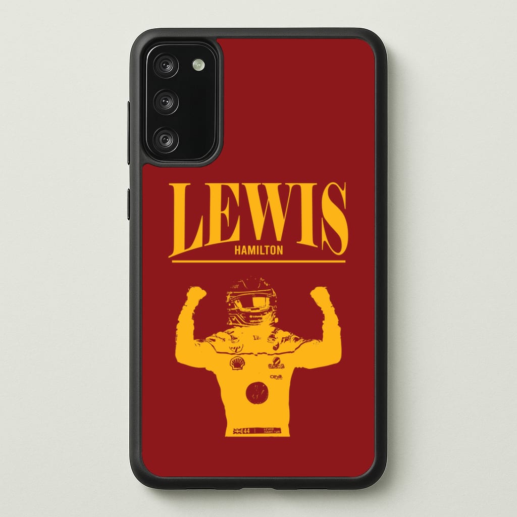 Lewis Red And Gold Phone Case