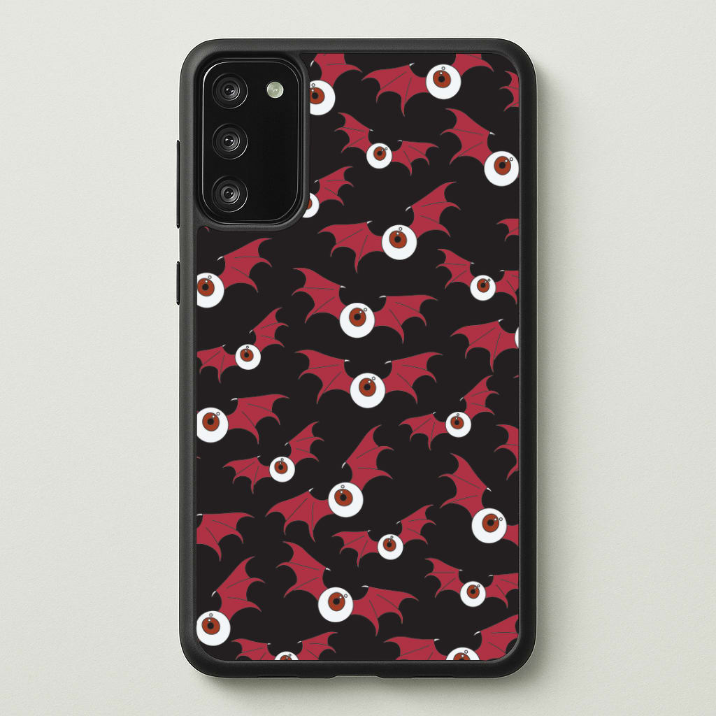 Red Bat Pattern Phone Case