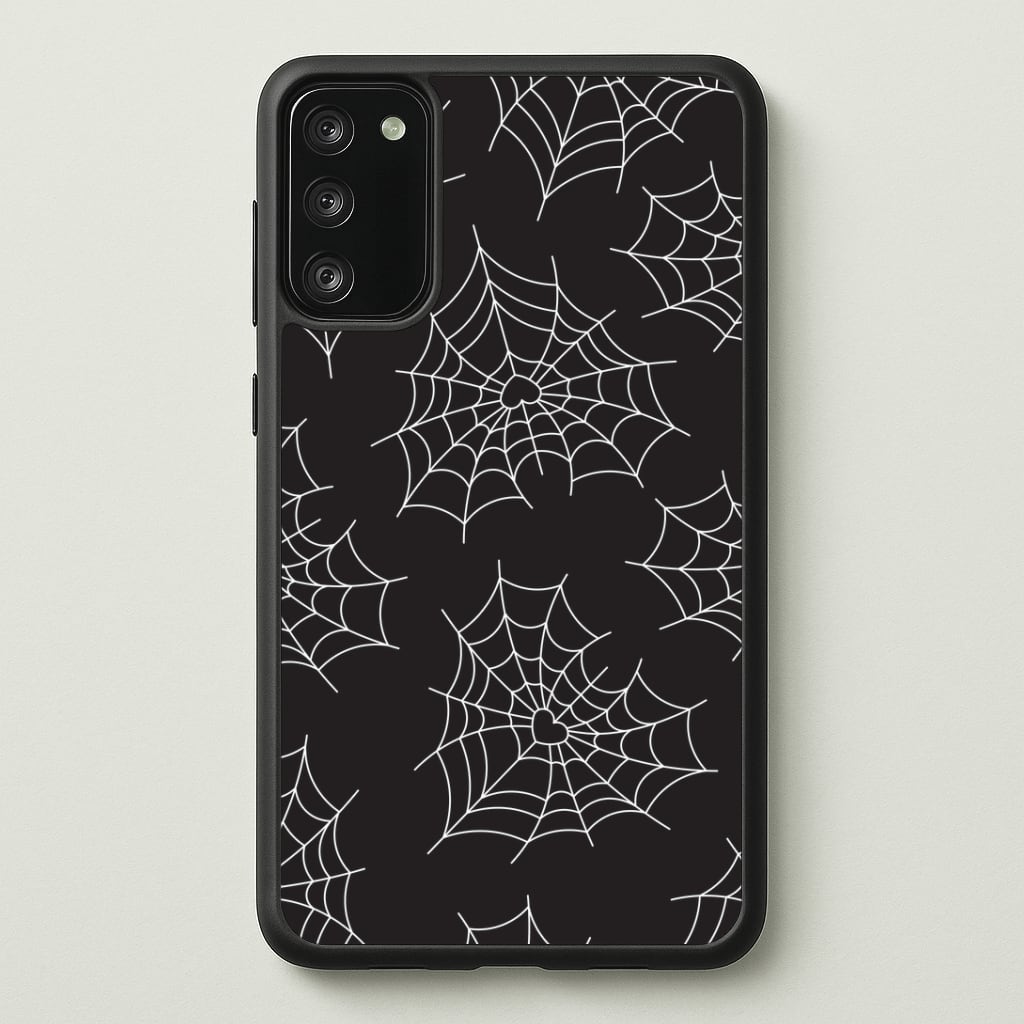 Spiderweb Hearts Pattern Phone Case