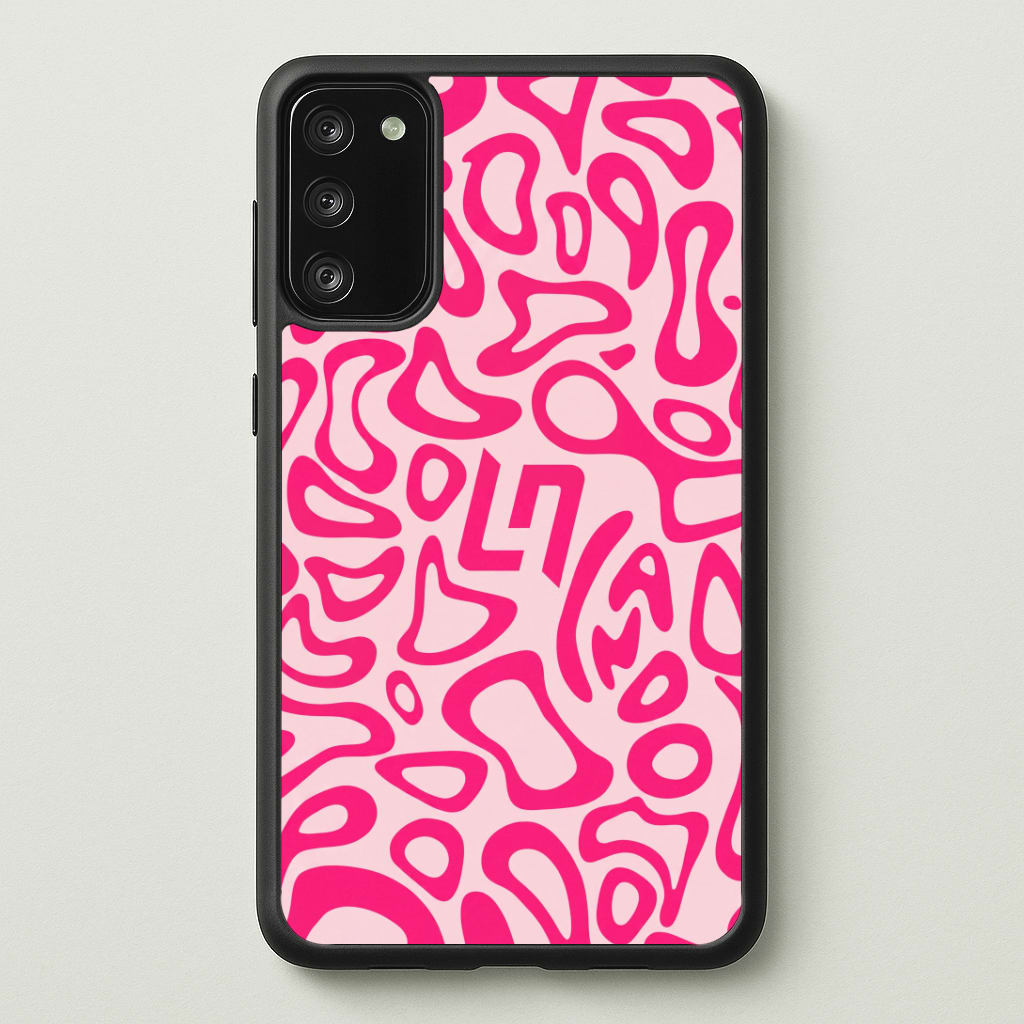 Norris Helmet Pattern - Pink Phone Case