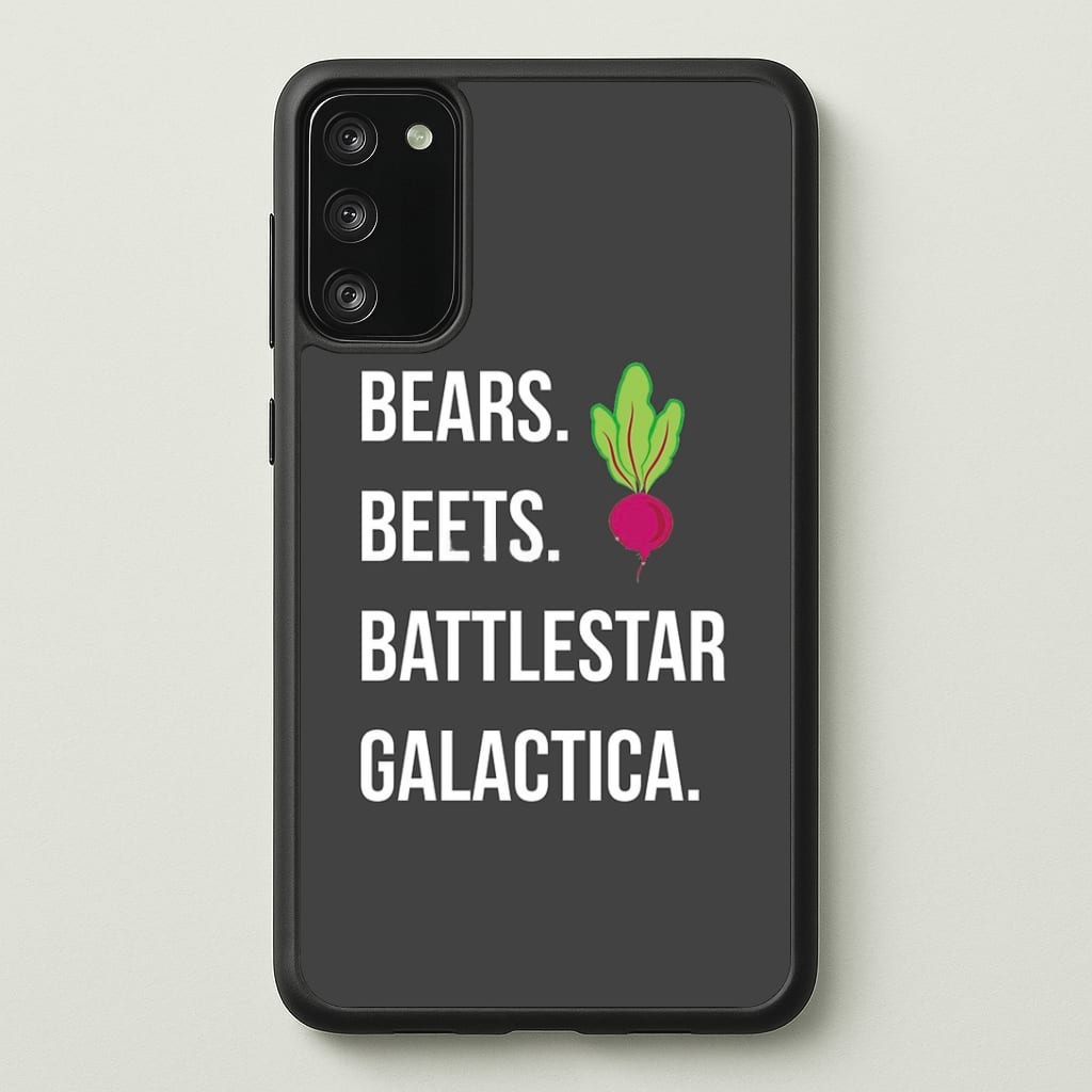 Bears. Beets. Battlestar Galactica Illustration Phone Case