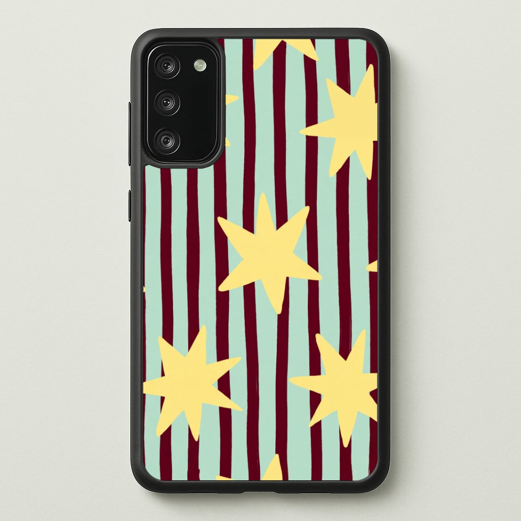 Butter Stars On Stripes Phone Case