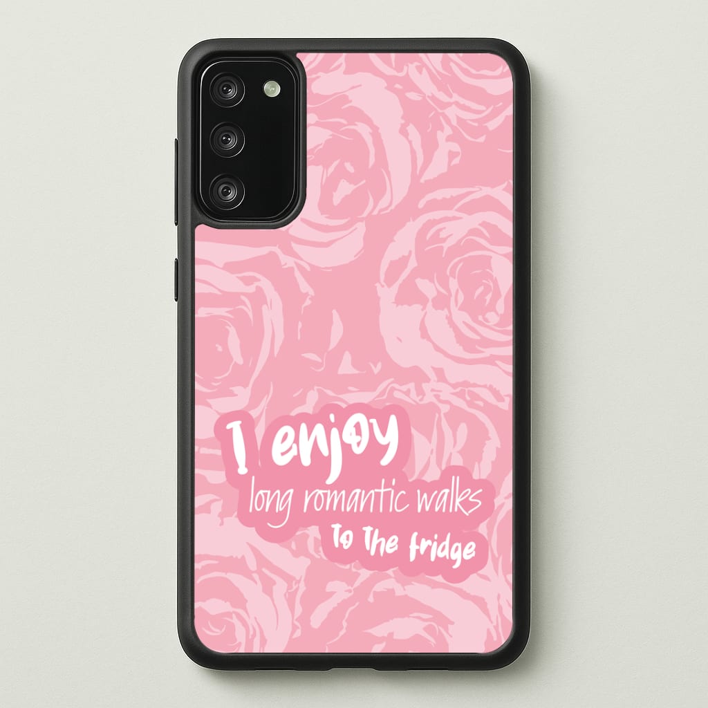I Enjoy Long Romantic Walks - Funny Quotes Phone Case