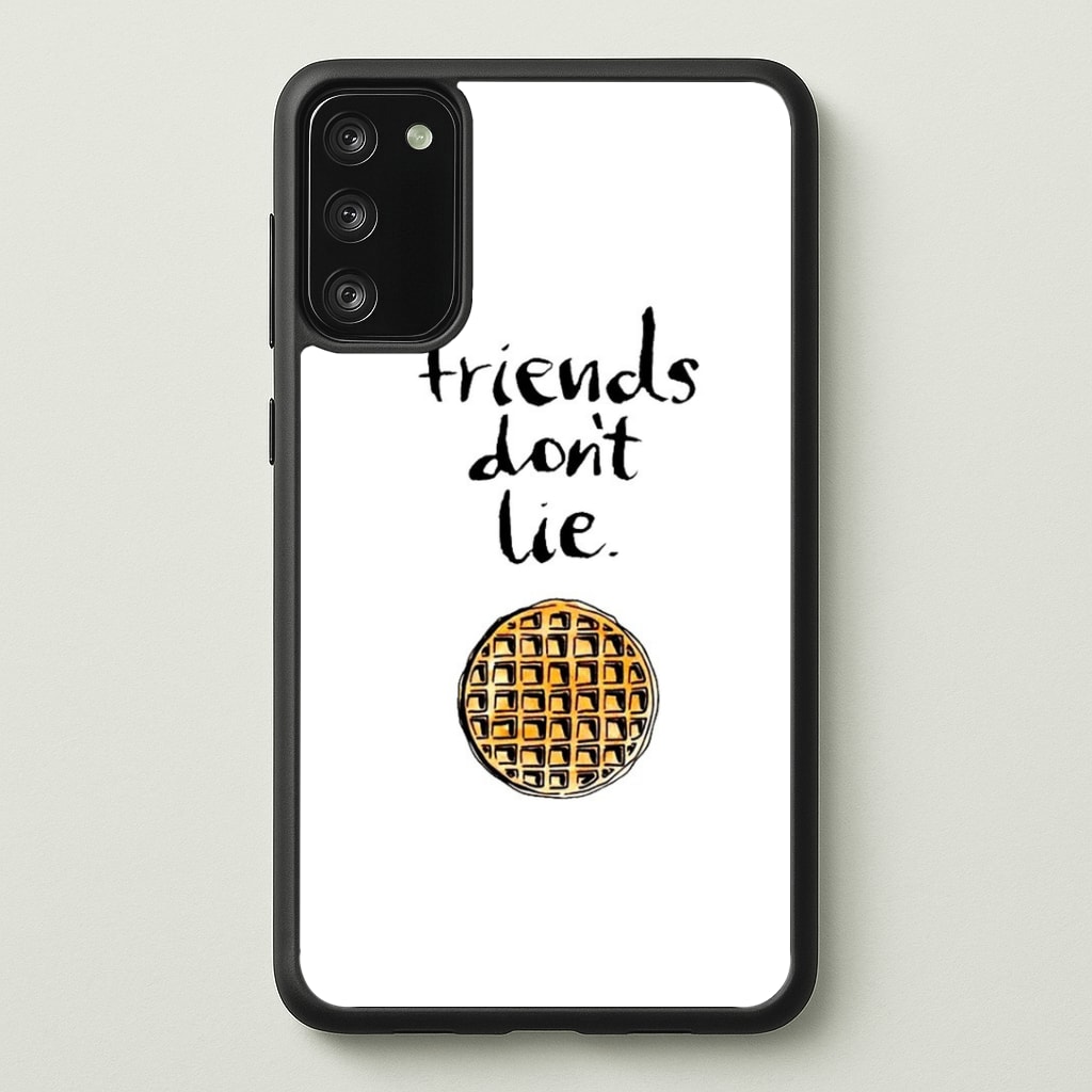 Friends Don't Lie Waffle Phone Case