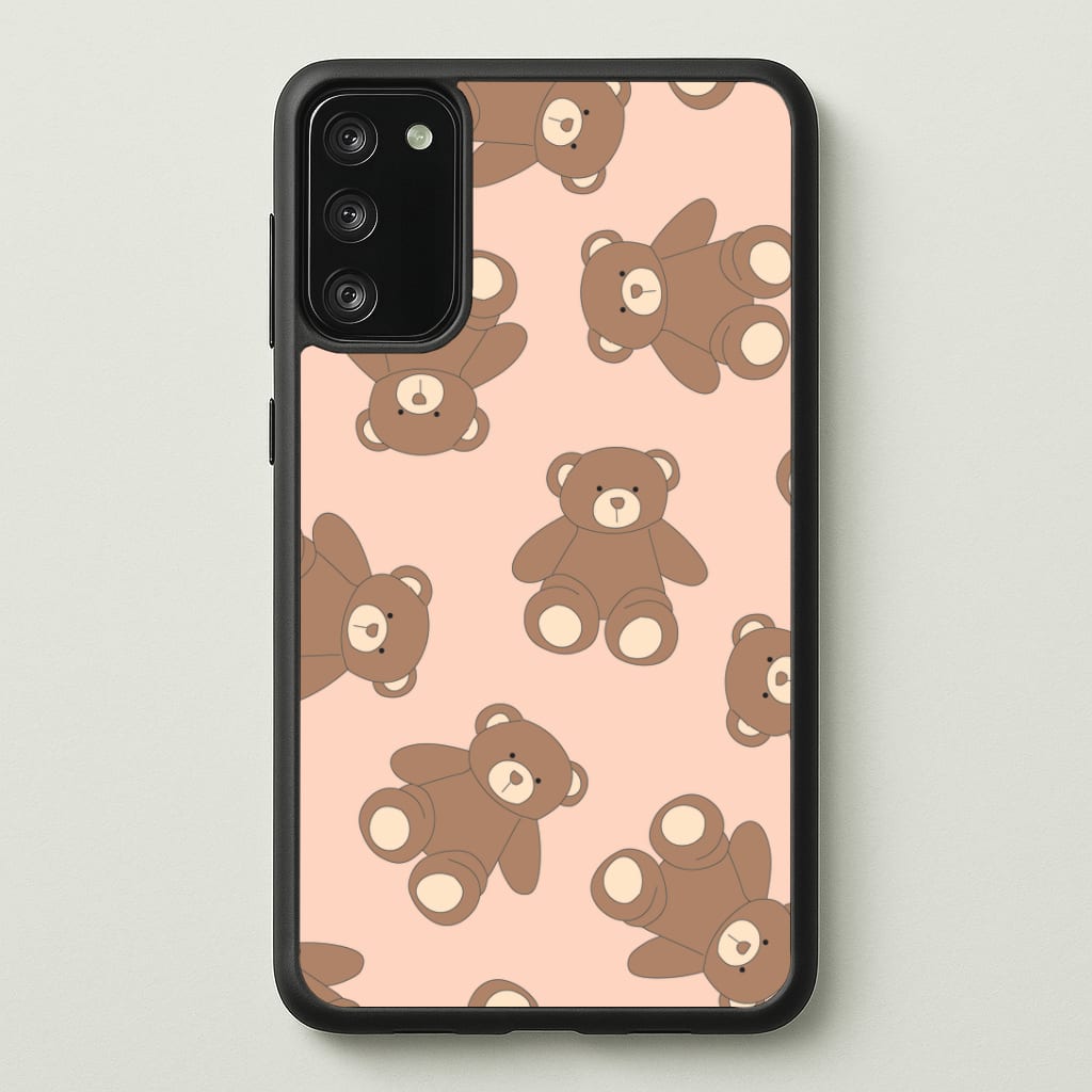 Cartoon Brown Bear Pattern Phone Case