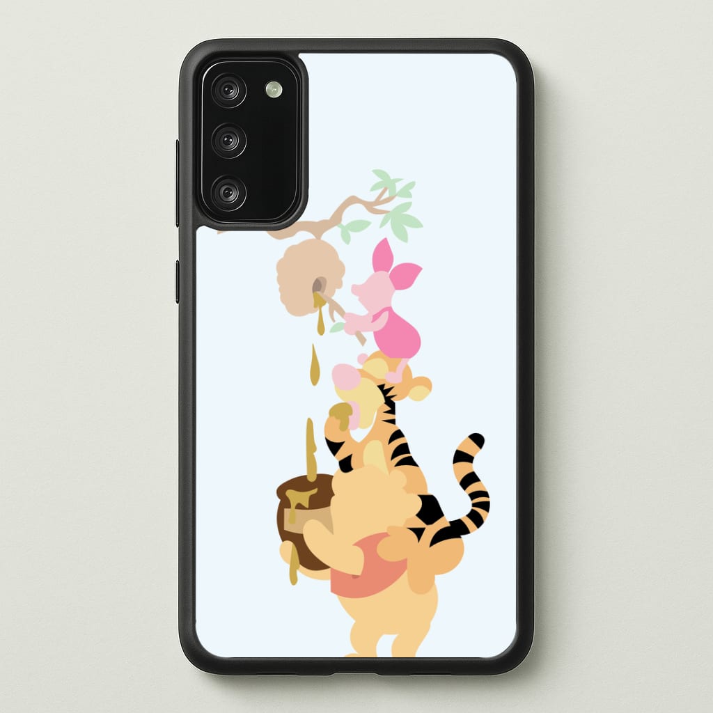 Bouncing Tiger , Piglet , Yellow Bear Phone Case