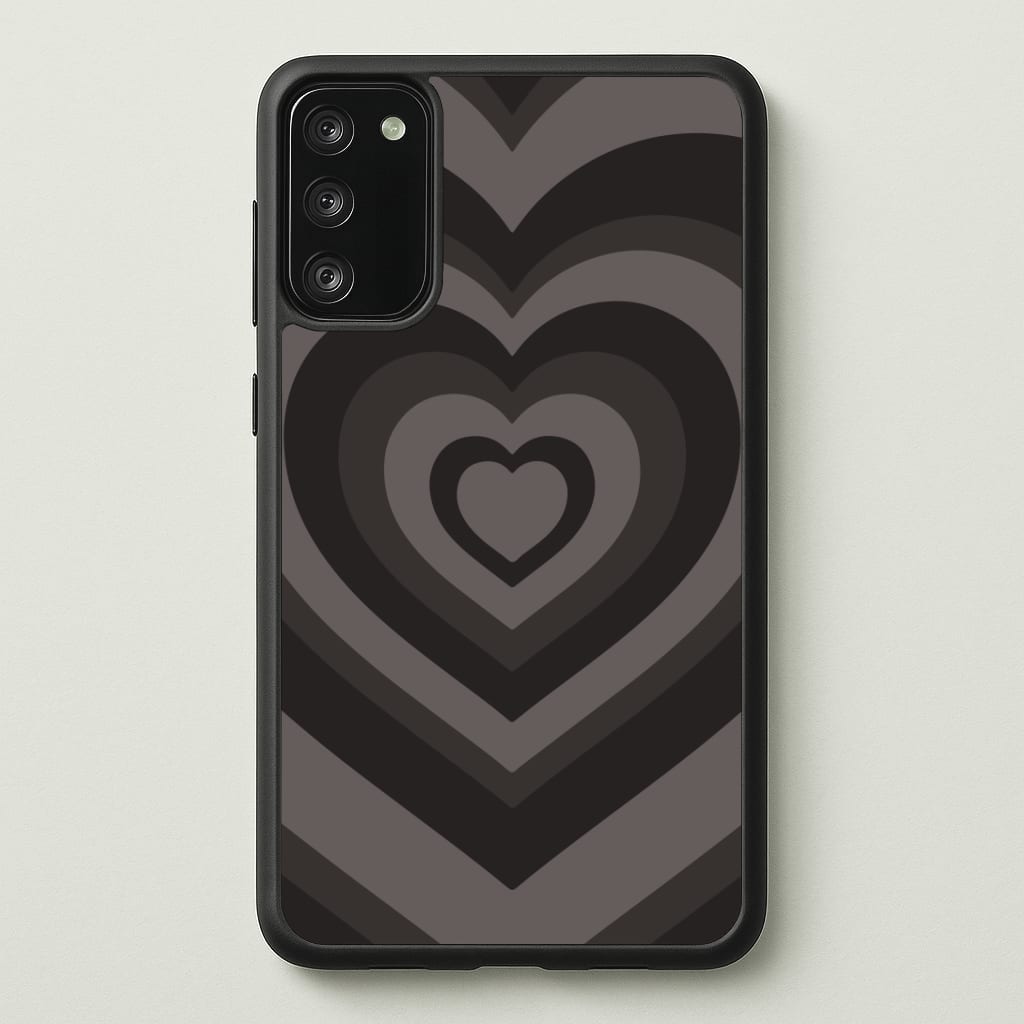 Abstract Black Heart Phone Case