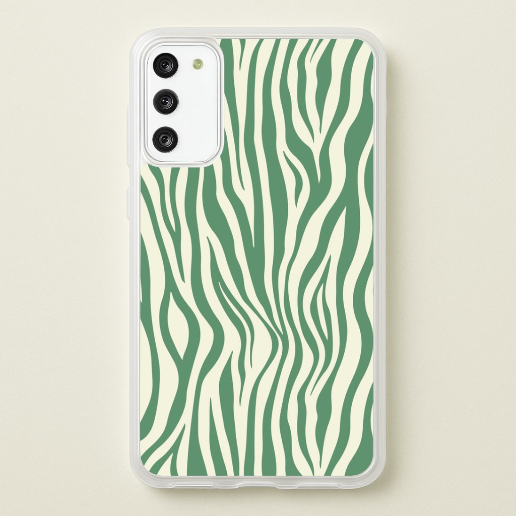 Green Zebra - Animal Patterns Phone Case