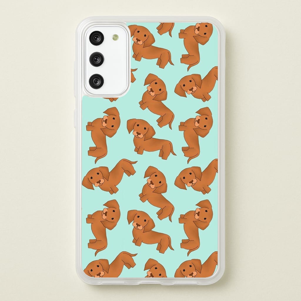Sausage Dog Pattern Phone Case