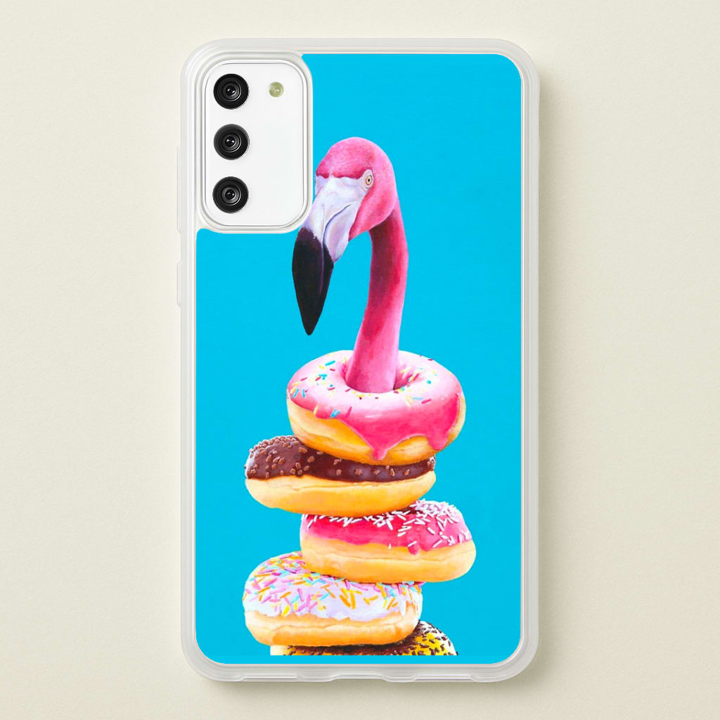 A Famished Flamingo Phone Case