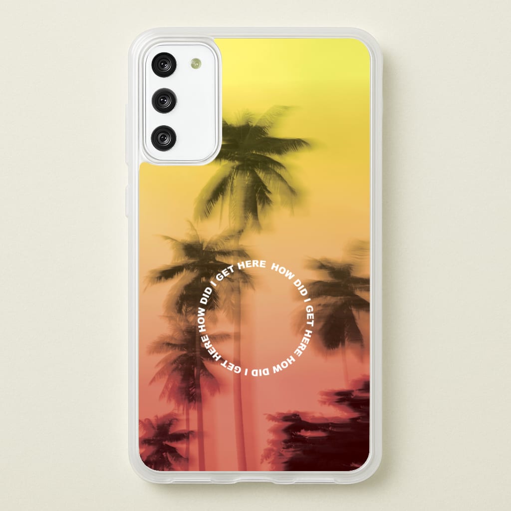 Palm Trees Circle Phone Case