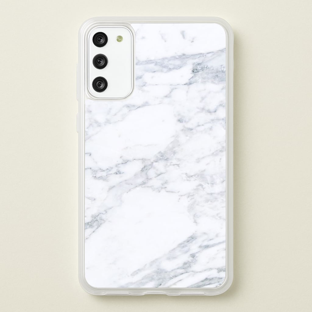 White Marble Pattern Phone Case