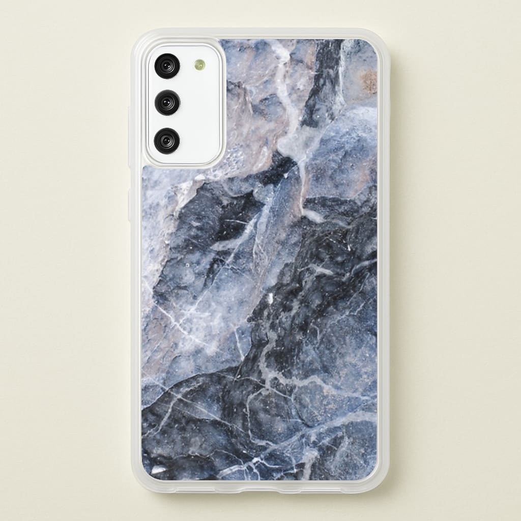 Grey and White Marble Phone Case