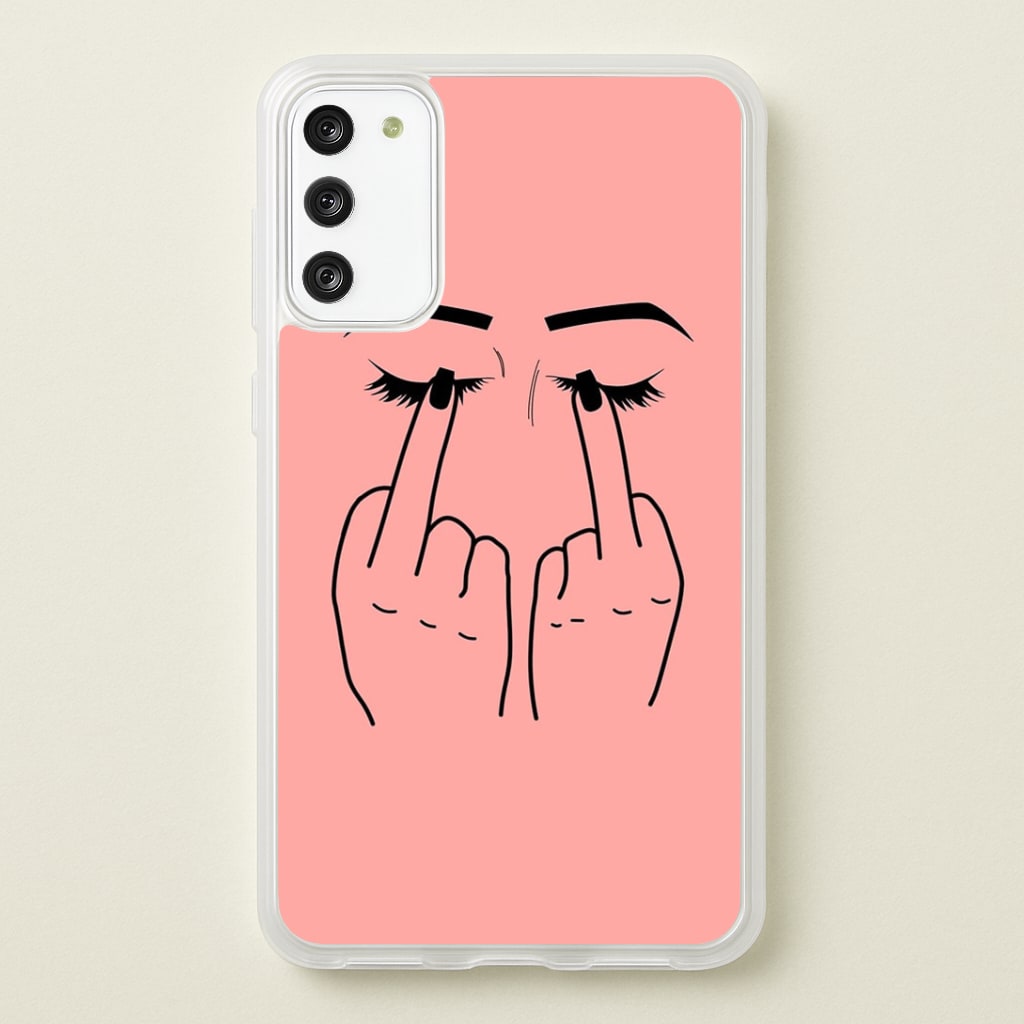 Middle Finger Eyes Phone Case