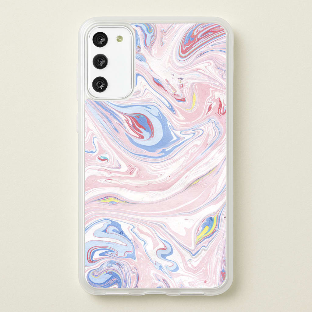 Pink Marble Swirl Phone Case