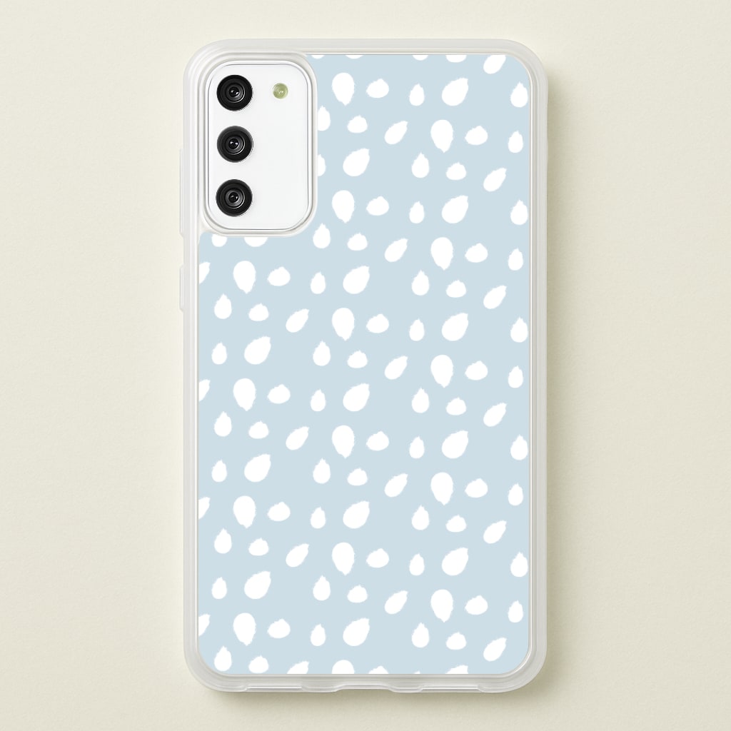 Pastel Blue Dots Phone Case