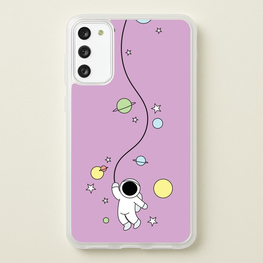 Cute Hanging Astronaut Phone Case
