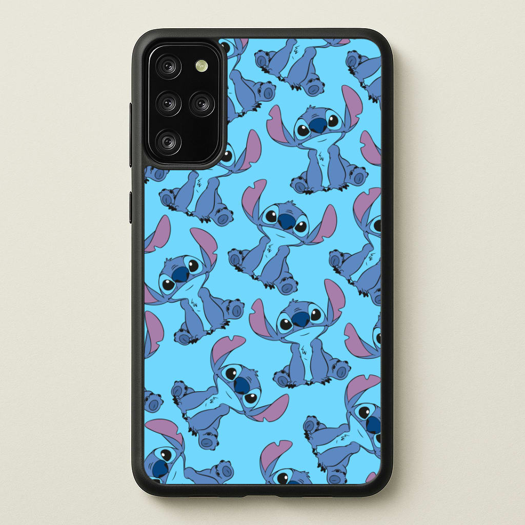 Cute Alien Blue Pattern Phone Case