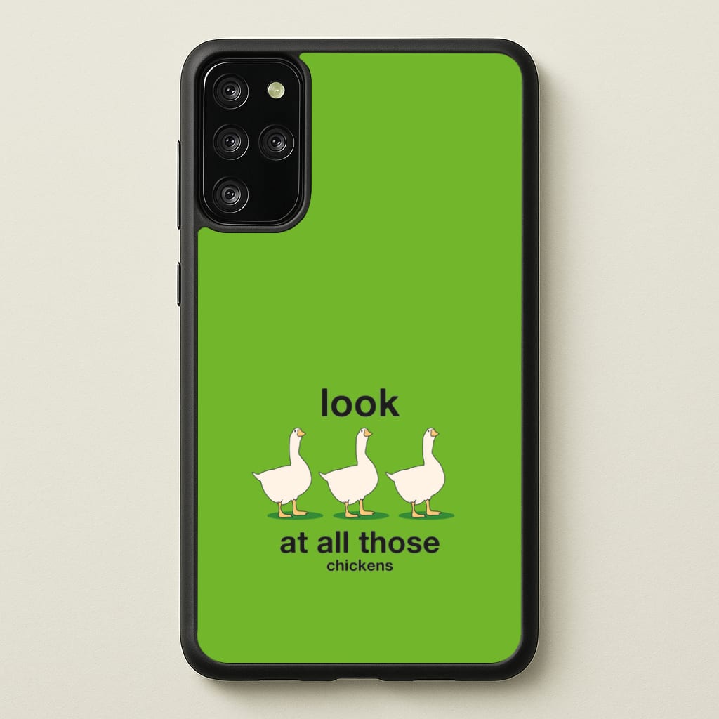 Look At All Those Chickens - Memes Phone Case
