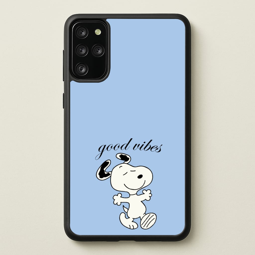 Good Vibes Cartoon Beagle Phone Case