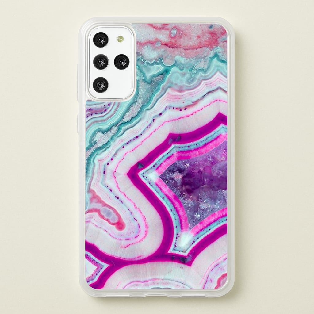 Purple Geode Pattern Phone Case
