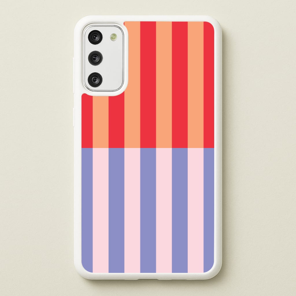 Multicoloured Pinstripe Abstract Pattern Phone Case
