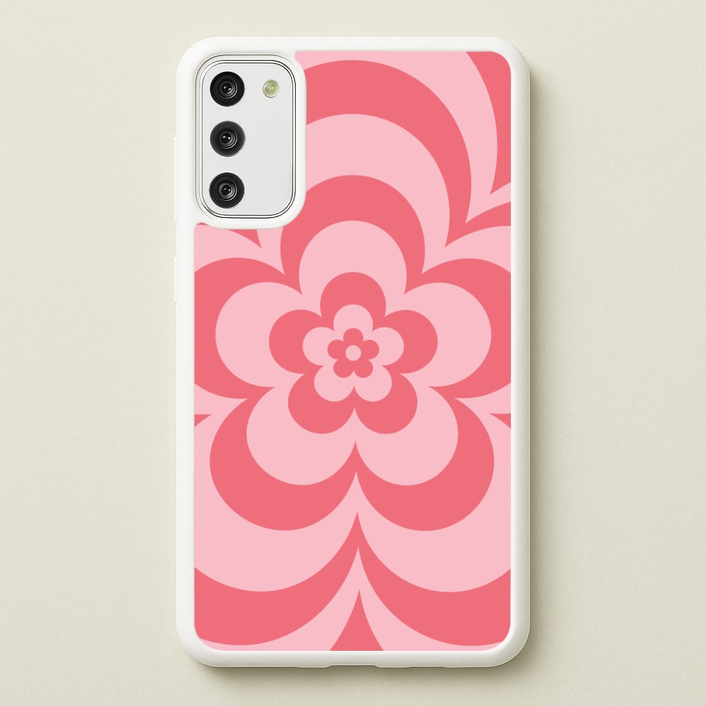 Pink Abstract Flower Pattern Phone Case
