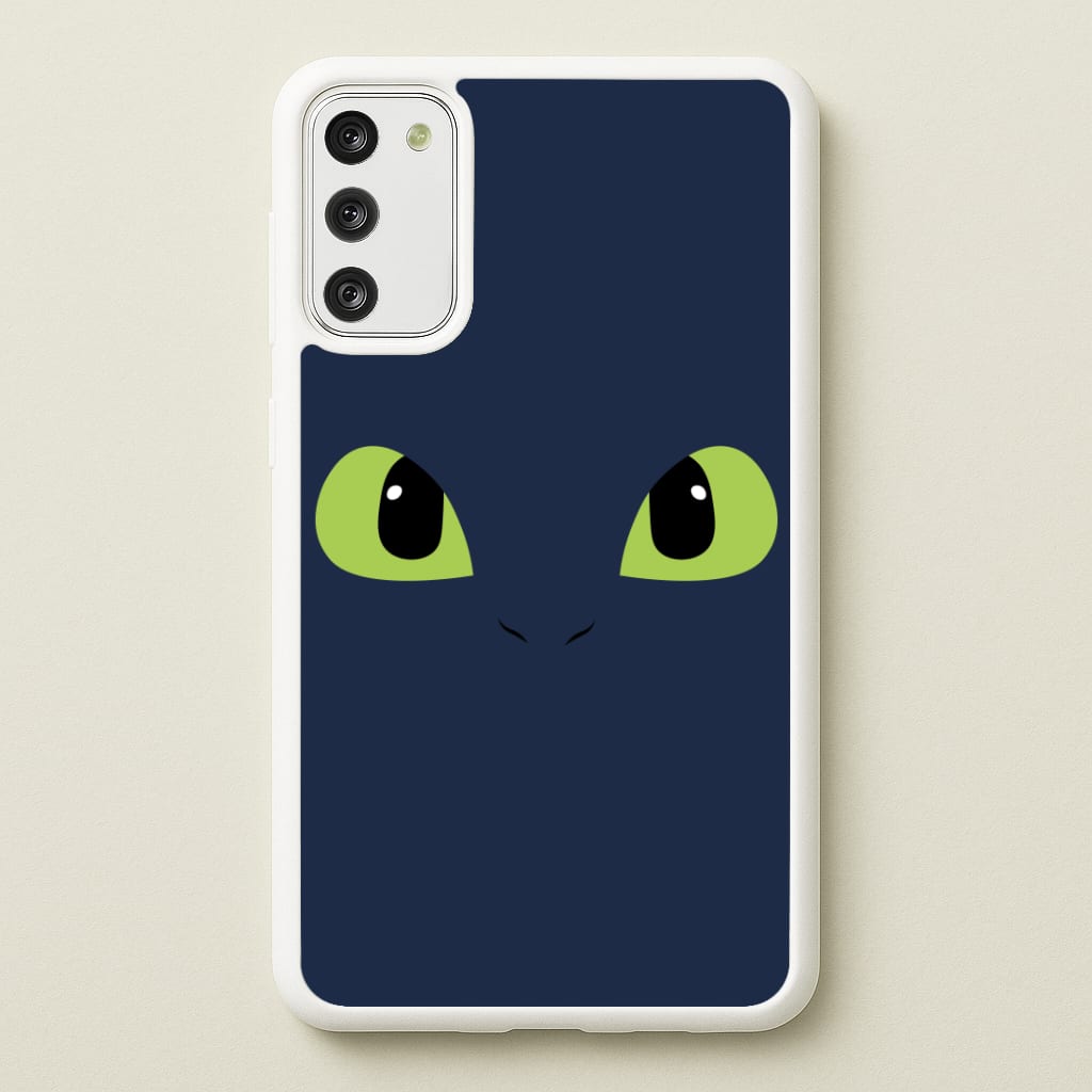 Black Fury Dragon Face Phone Case