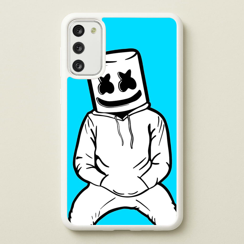 Blue White Helmet DJ Phone Case