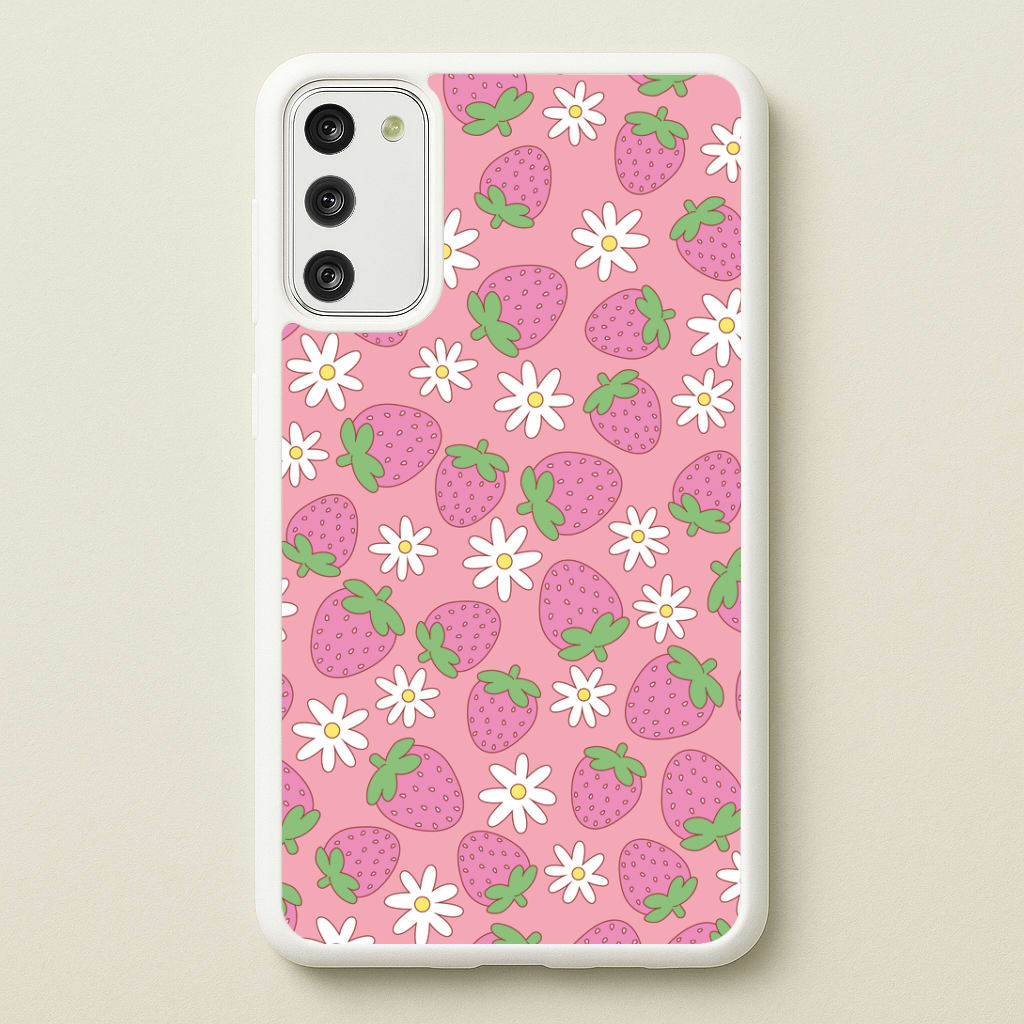Pink Strawberries - Spring Patterns Phone Case