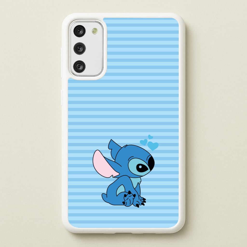 Blue Hearts Alien Blue Valentine's Phone Case