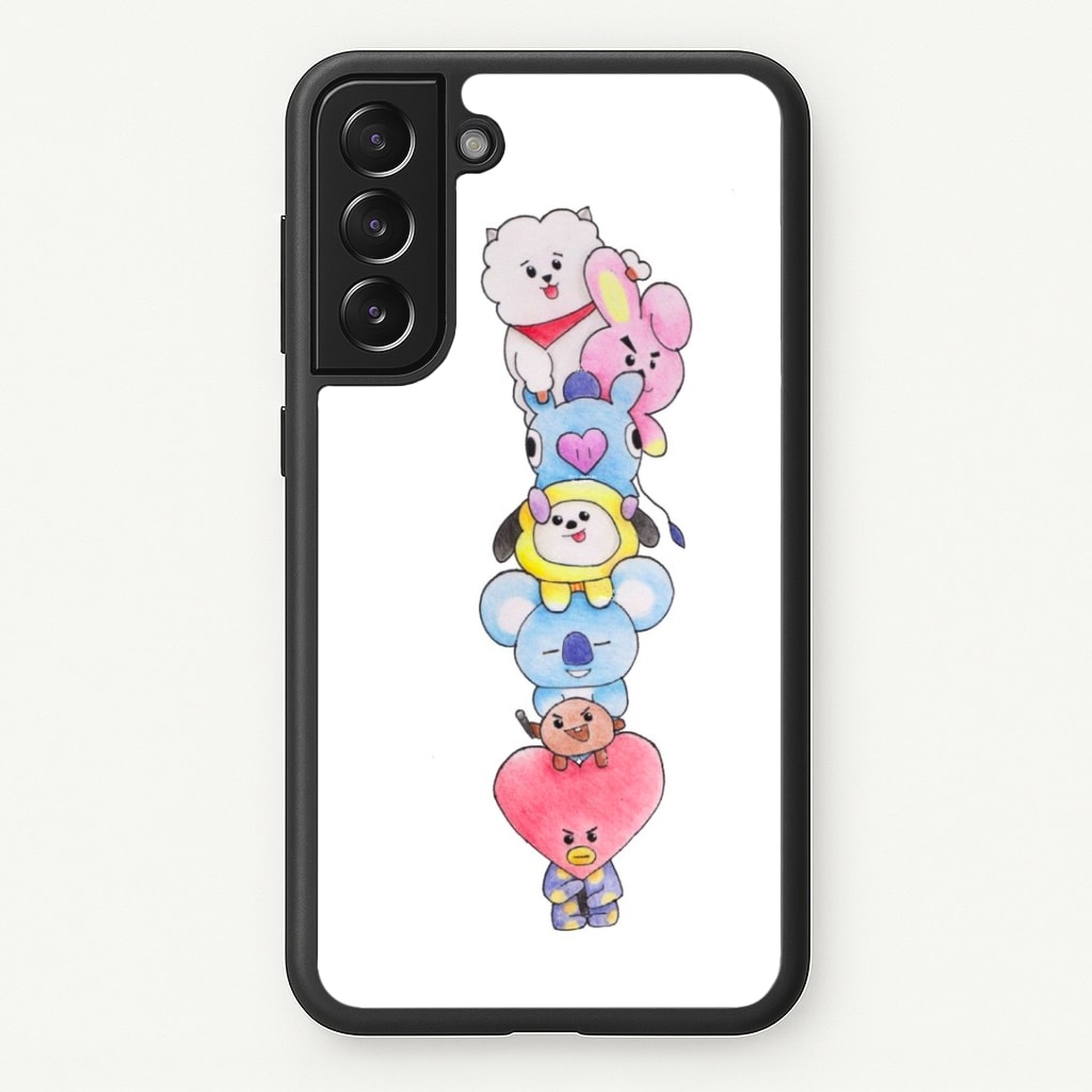 K-Pop Band BT21 Drawing Phone Case