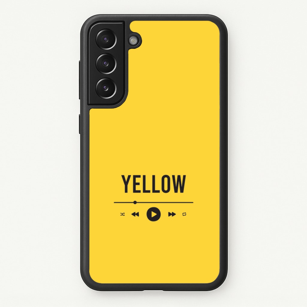 Yellow Music Player Phone Case