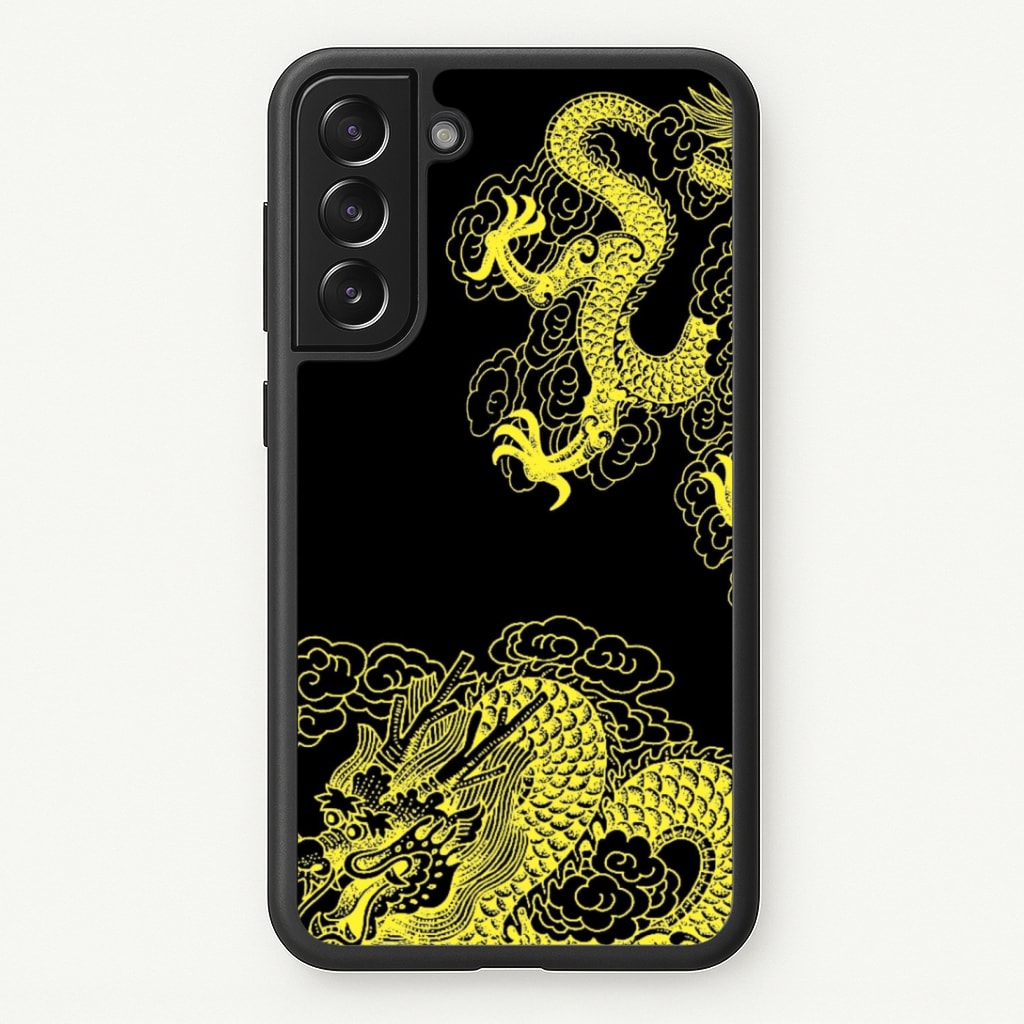Yellow Dragon Phone Case