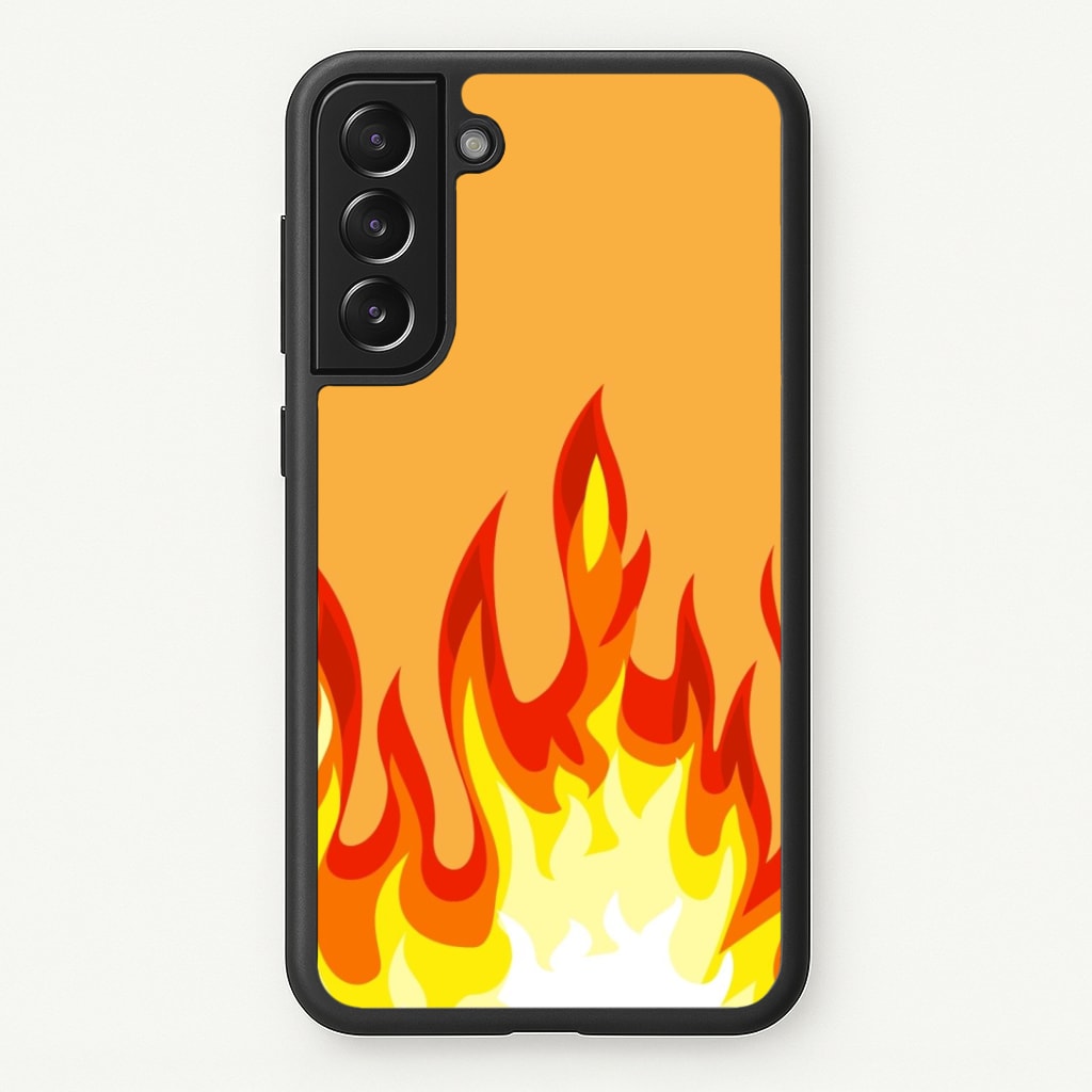 Orange Flame Phone Case