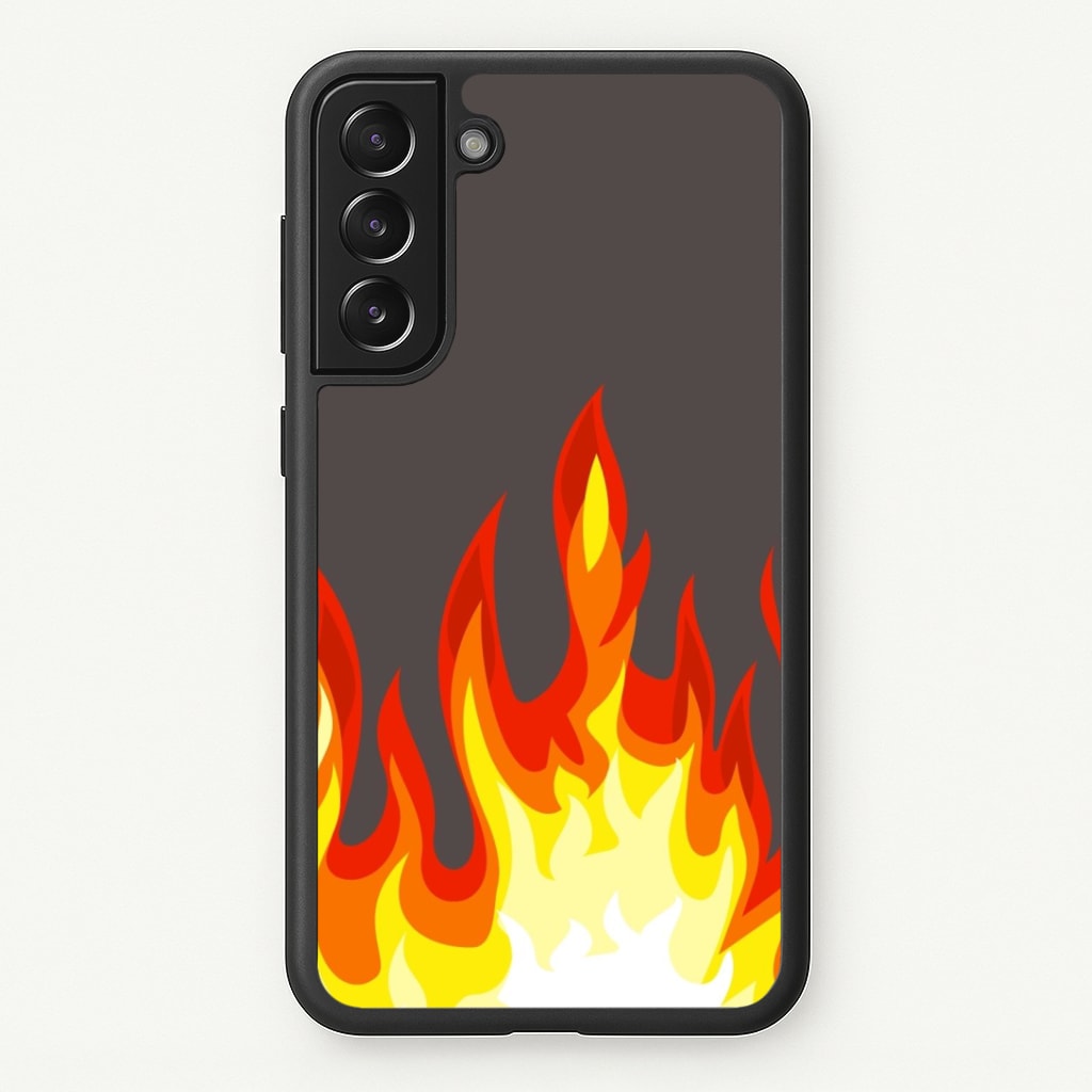 Grey Flame Phone Case