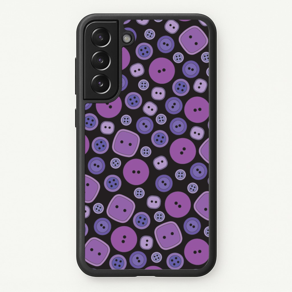 Button Pattern Phone Case