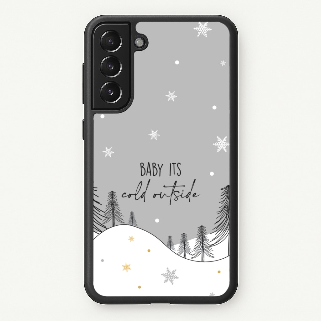 Baby It's Cold Outisde Landscape Phone Case