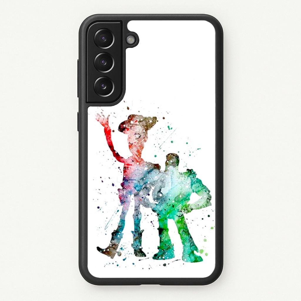 Watercolour Woody & Buzz A Story of Toys Fairytale Phone Case