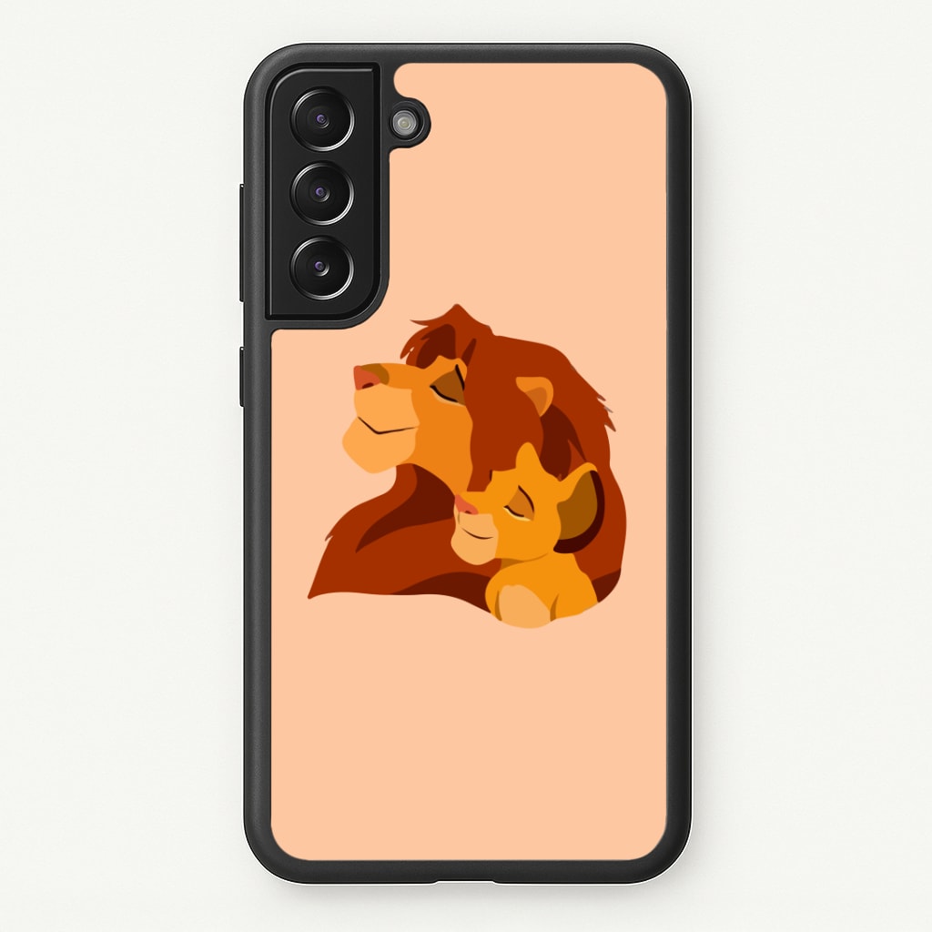 King Lion And Cub Phone Case