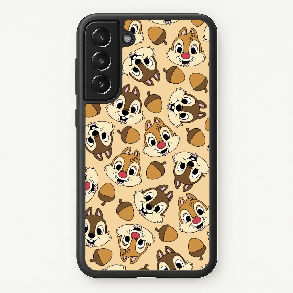Cute Squirrels And Acorns Pattern Phone Case