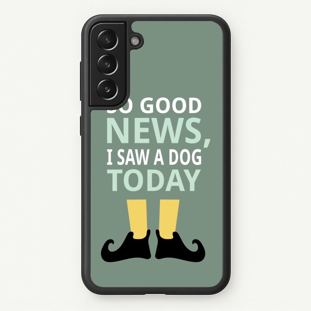 I Saw A Dog Today - Elf Phone Case