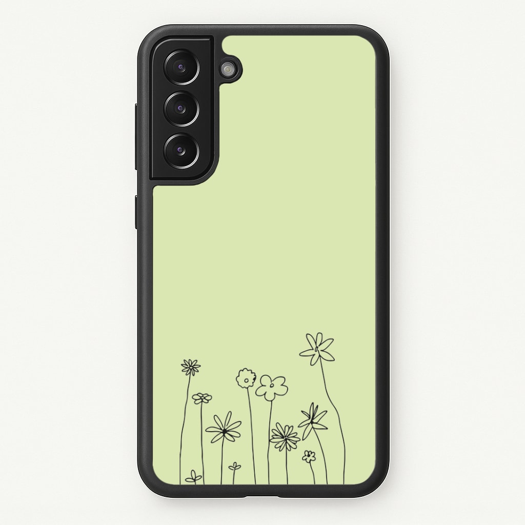 Floral Outline - Floral Phone Case