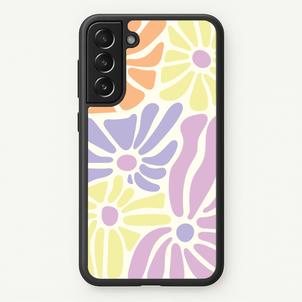 Pastel Abstract Flowers Phone Case